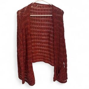 Free People Rust Cardigan